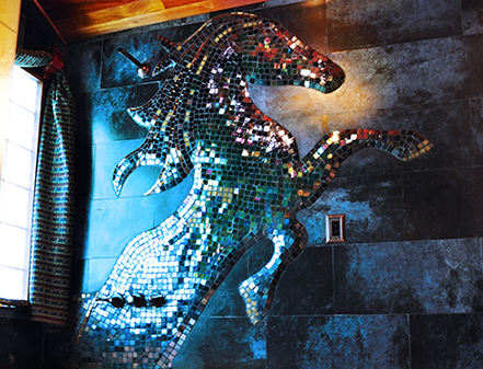 Hennessy Floor Custom Mosaics